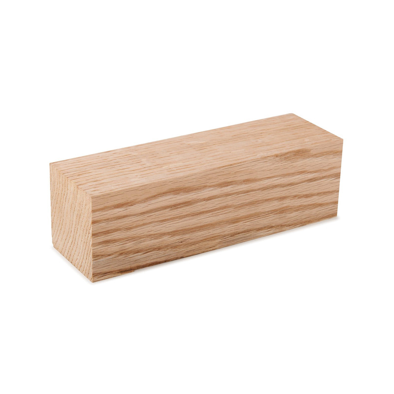 Red Oak Wood Turning Stock - Thickness:2-1/2" - Width:2-1/2" - Length:8"